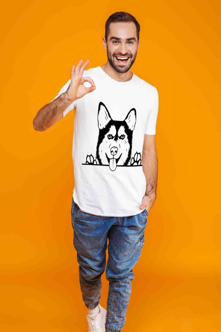 Koszulka husky idealna dla psiarza