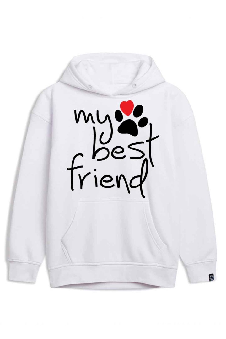 Bluza dla przyjaciela zwierząt z psią łapką 