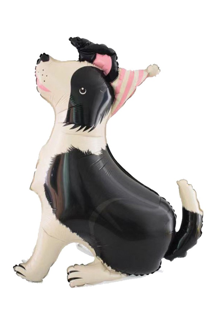 Balon foliowy w kształcie psa border collie 92 x 76 cm
