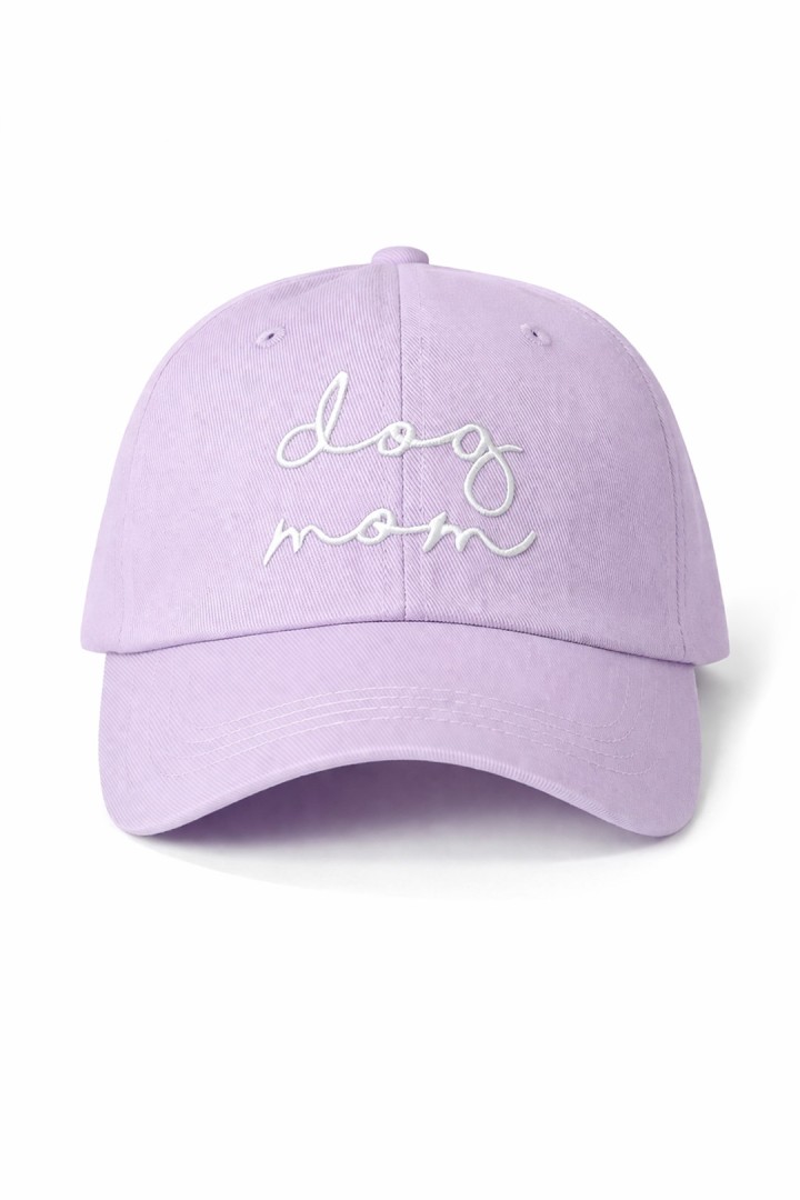 Czapka z daszkiem z haftem "Dog Mom"  dla psiej mamy 