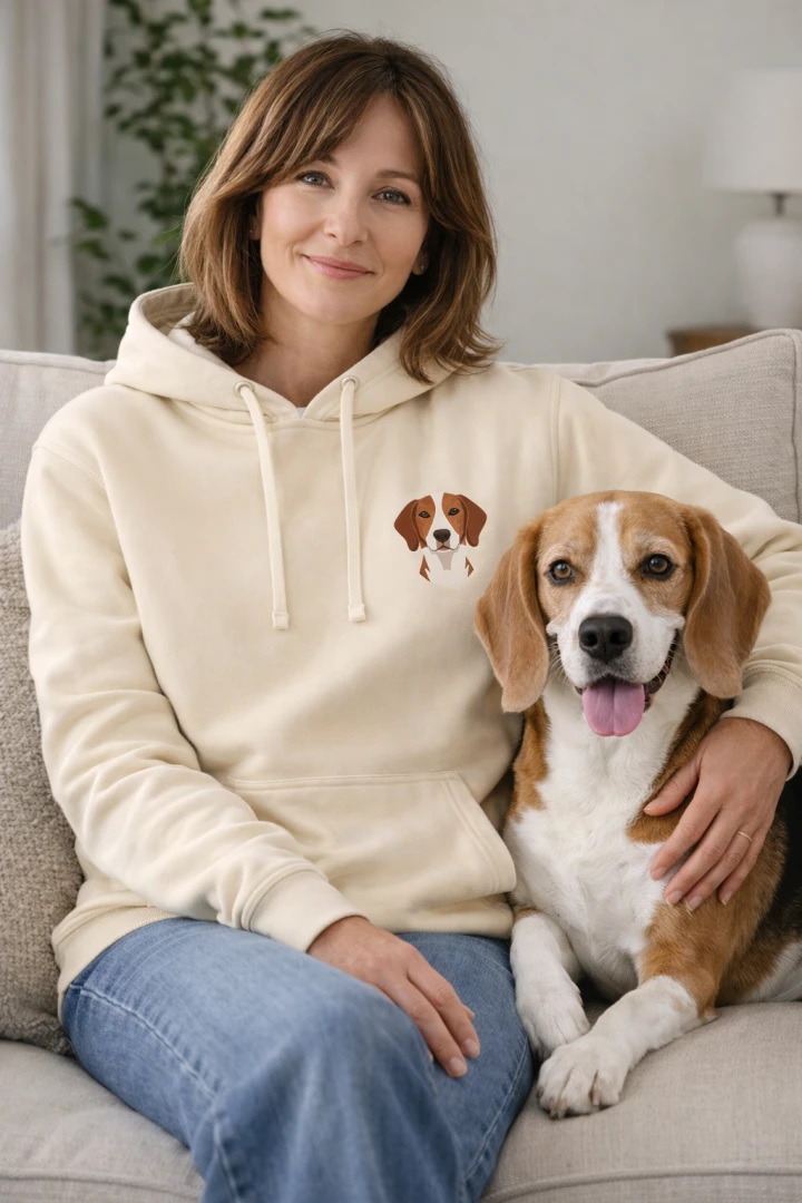 Bluza z małym Beaglem dla psiej mamy
