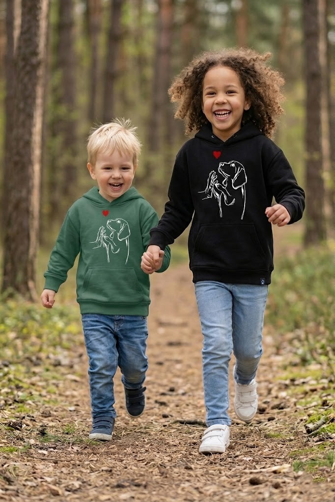 Bluza dziecięca pieska dłoń