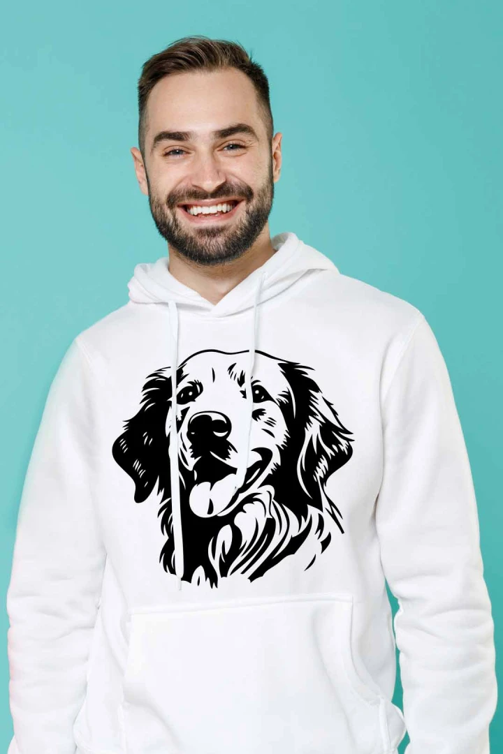 Bluza szczęśliwy Golden Retriever
