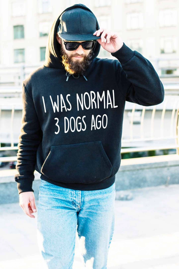 Bluza brak normalności z psami