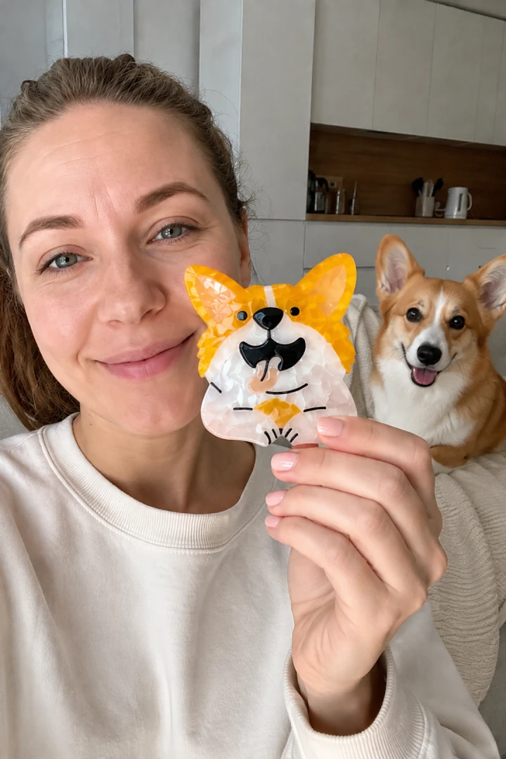 Klamra pies corgi dla psiary