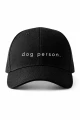 czapka czarna z daszkiem dog person dla psiarzy.png