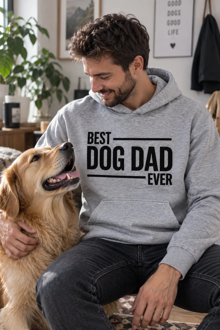 Bluza dla psiego taty „Best Dog Dad Ever”