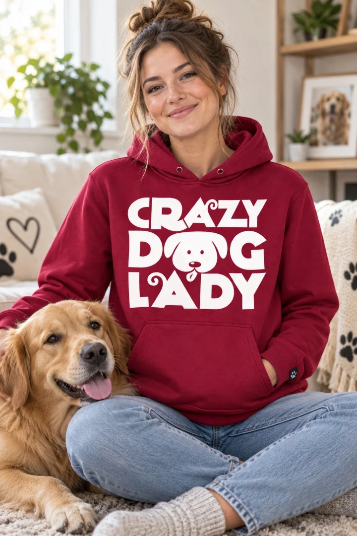 Bluza crazy dog lady 