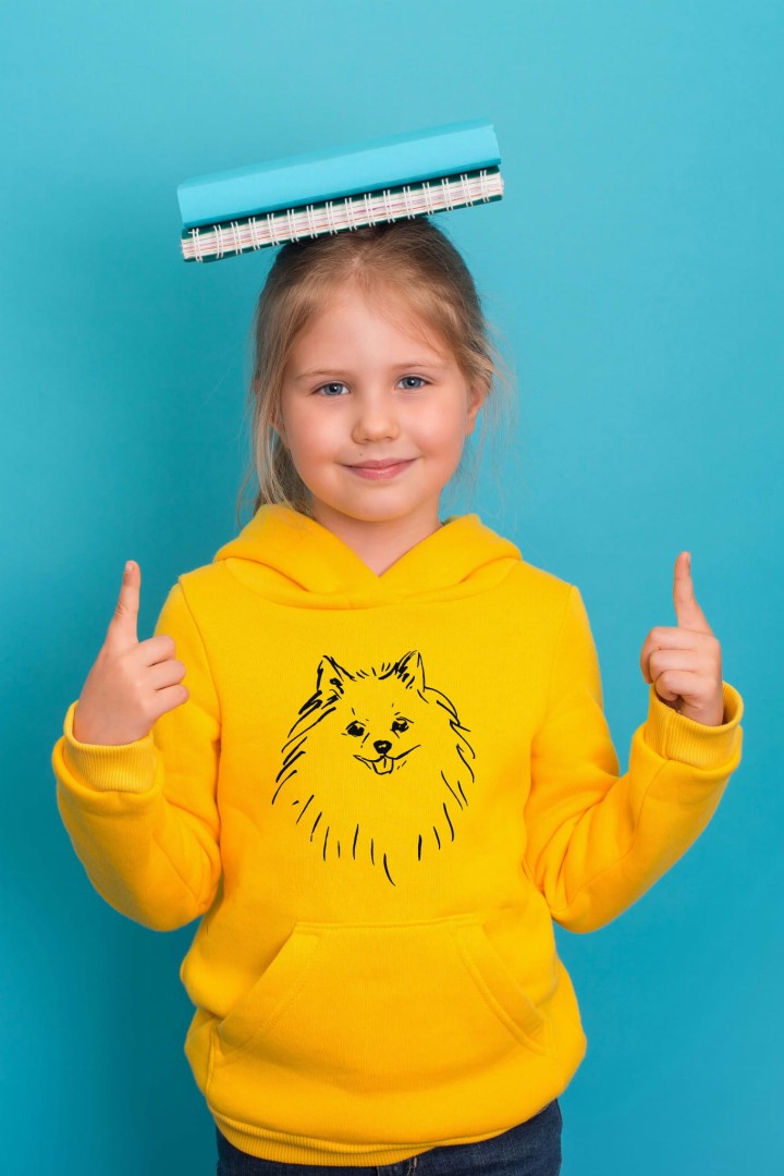Bluza dziecięca z kapturem Szpic Miniaturowy