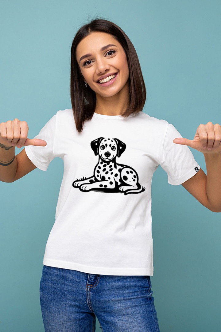 Koszulka z psem Dalmatyńczyk Szczeniak