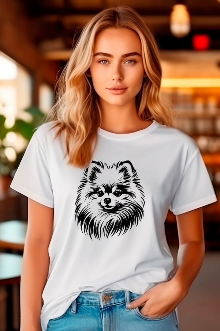 Koszulka pomeranian prezent dla psiarza