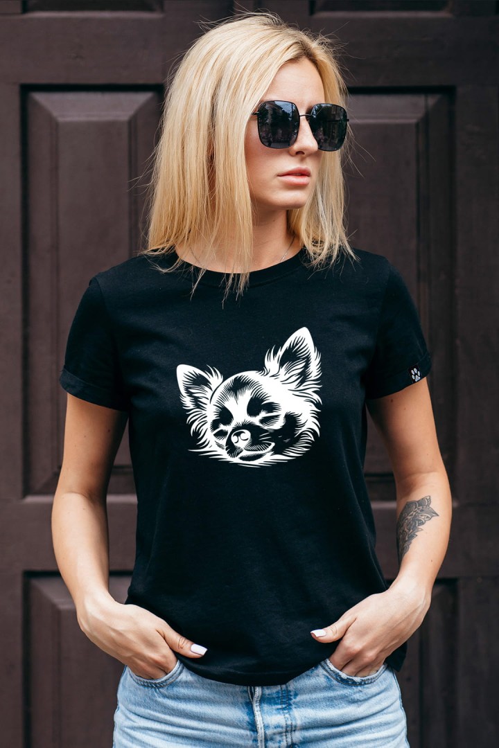 Koszulka śpiąca Chihuahua 