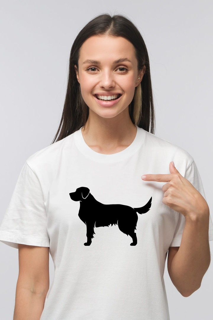 Koszulka z golden retrieverem dla psiej mamy