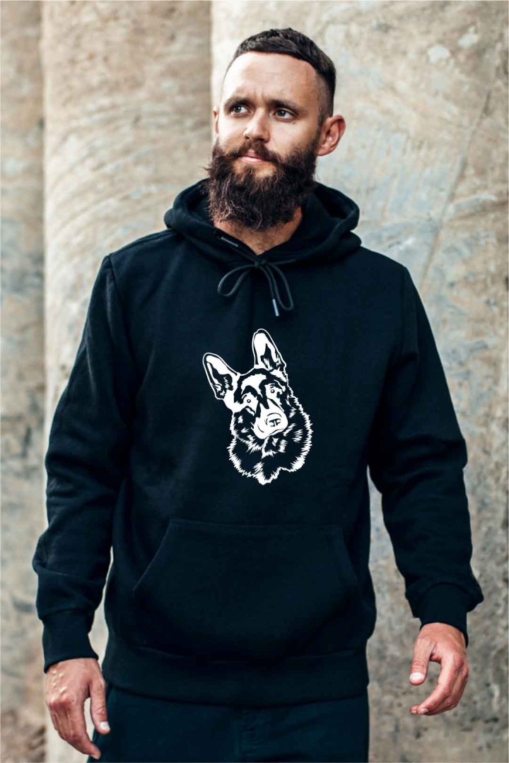 Bluza z głową psa owczarek niemiecki