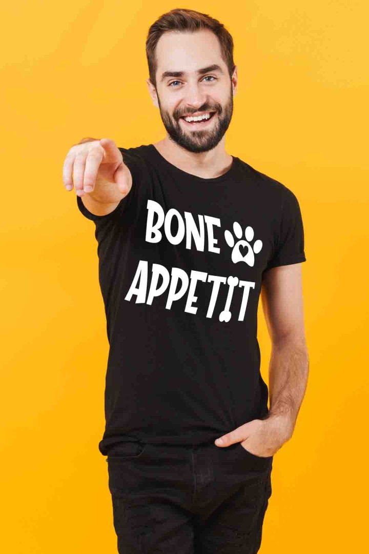 Koszulka bone appetit dla psiarza