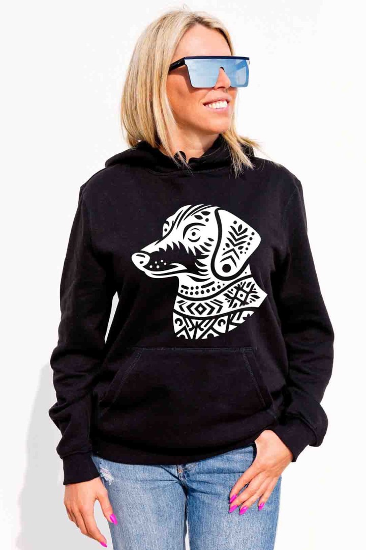 Bluza z kundelkiem w aztecki wzór